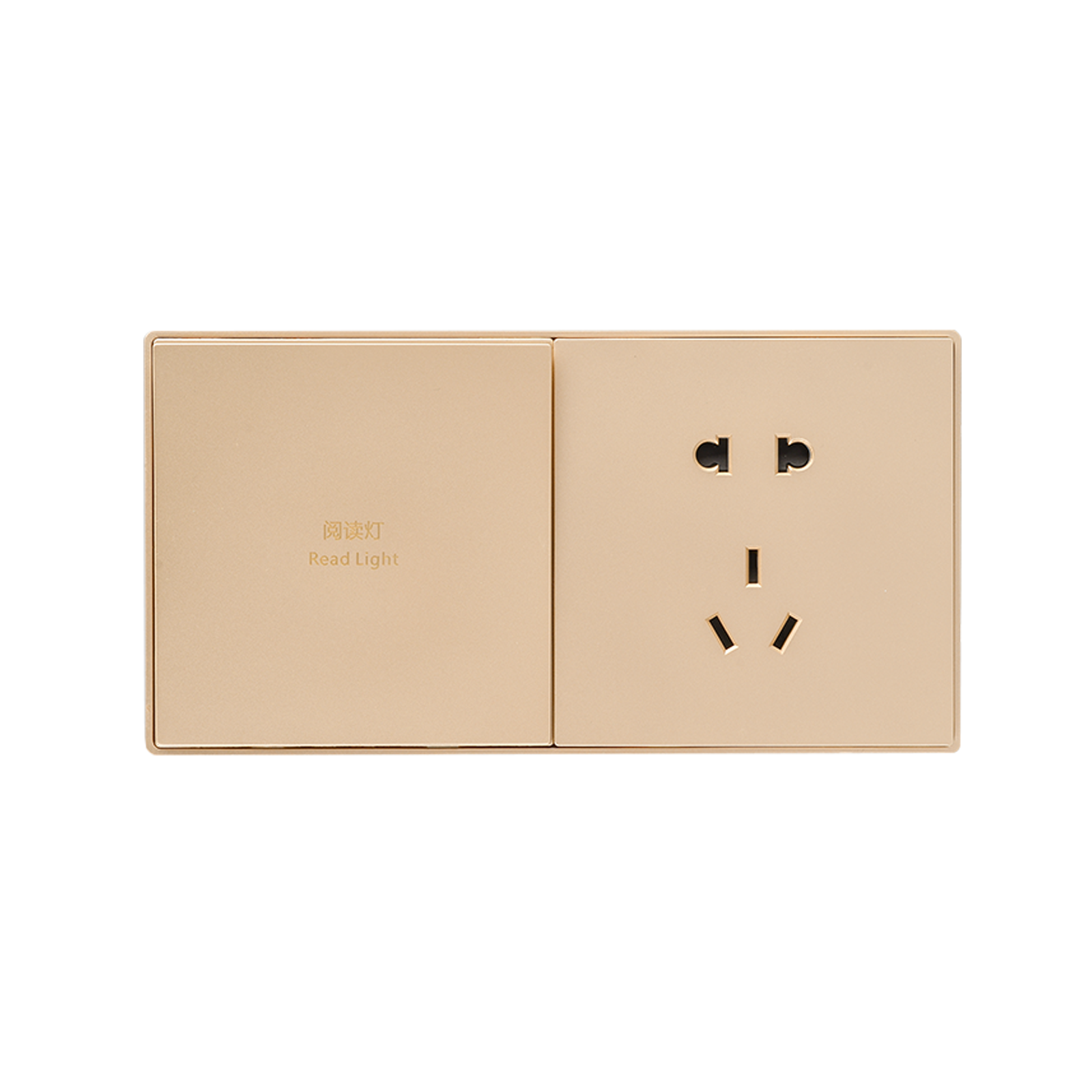 酒店客控系統金色奢華開關面板